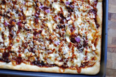 Пицца с курицей - приготовление