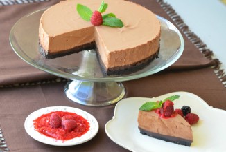 Шоколадный торт с муссом