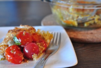 Гратин с помидорами