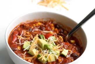 Суп Тако с мясом и фасолью