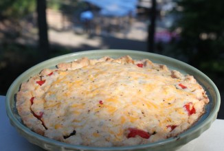 Пирог с помидорами