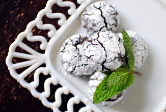 Мятно-шоколадное печенье