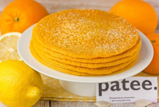 Тыквенно-лимонные блины