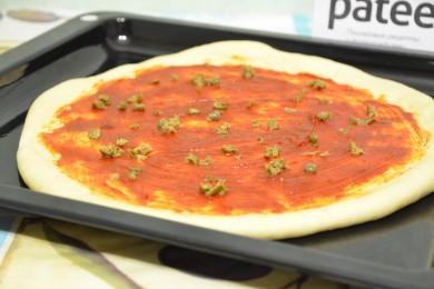 Пицца Капрезе - приготовление