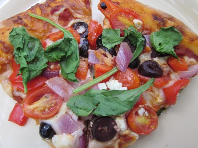 Рецепт Пицца по-гречески