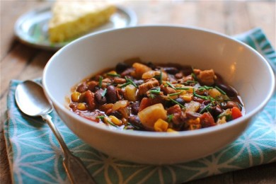 Тушеная курица с фасолью - приготовление