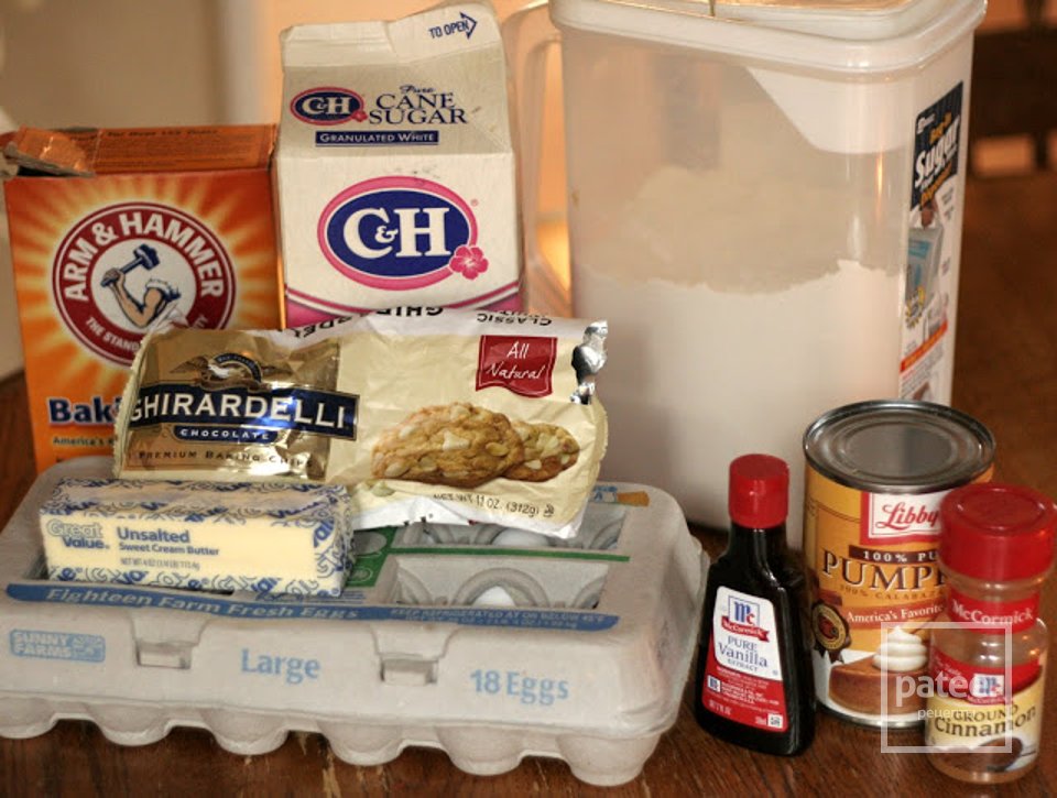 Тыквенный хлеб с белым шоколадом - Шаг 1