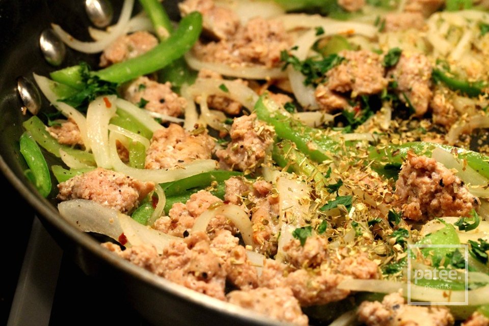 Паста с колбасой из индейки - Шаг 8