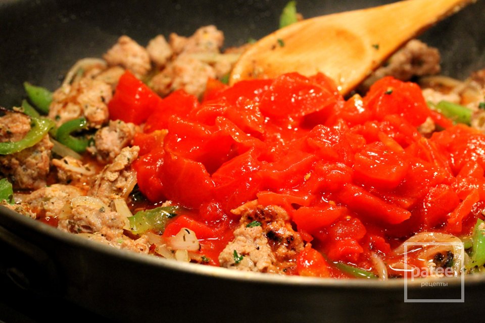 Паста с колбасой из индейки - Шаг 9