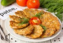 Мясные оладьи из рубленой свинины с крахмалом