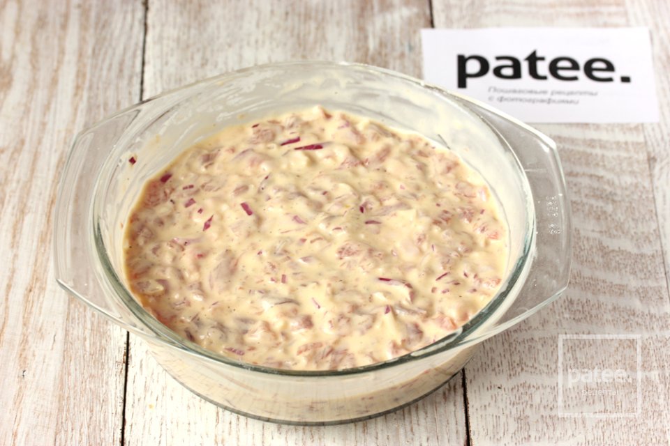 Мясные оладьи из рубленой свинины с крахмалом - Шаг 8