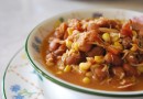 Куриный суп с фасолью