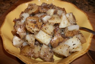 Тушеный картофель с приправами