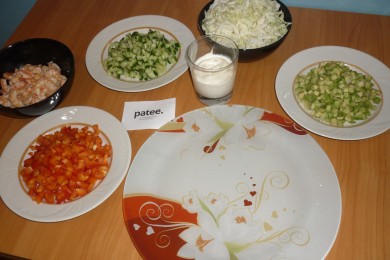 Салат Признание - приготовление