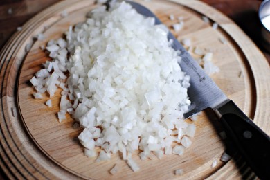 Хот-дог с фаршем и сыром - приготовление