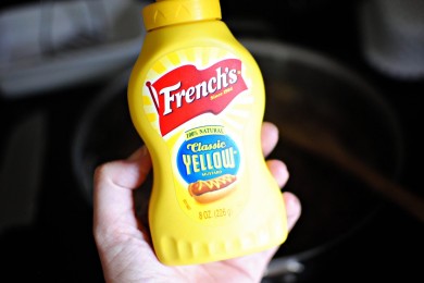 Хот-дог с фаршем и сыром - приготовление