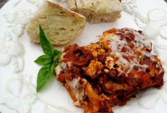 Лазанья в винном соусе