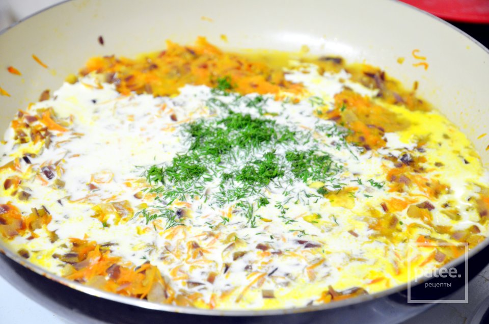 Куриные желудочки в сливочном соусе - Шаг 8