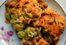 Запеканка с говядиной и кабачками