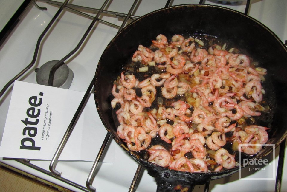 Саганаки с креветками - Шаг 3