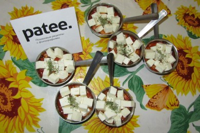 Саганаки с креветками - приготовление