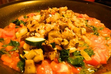 Овощная паста - приготовление