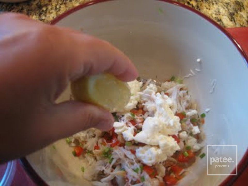 Грибы с крабовым мясом - Шаг 3