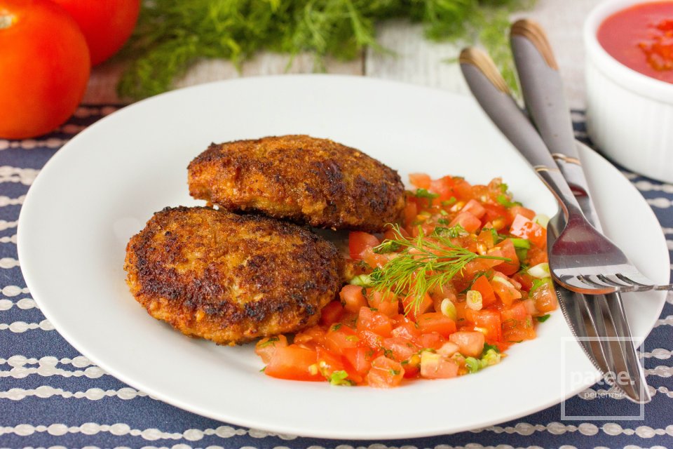 Котлеты из индейки с плавленым сыром - Шаг 12