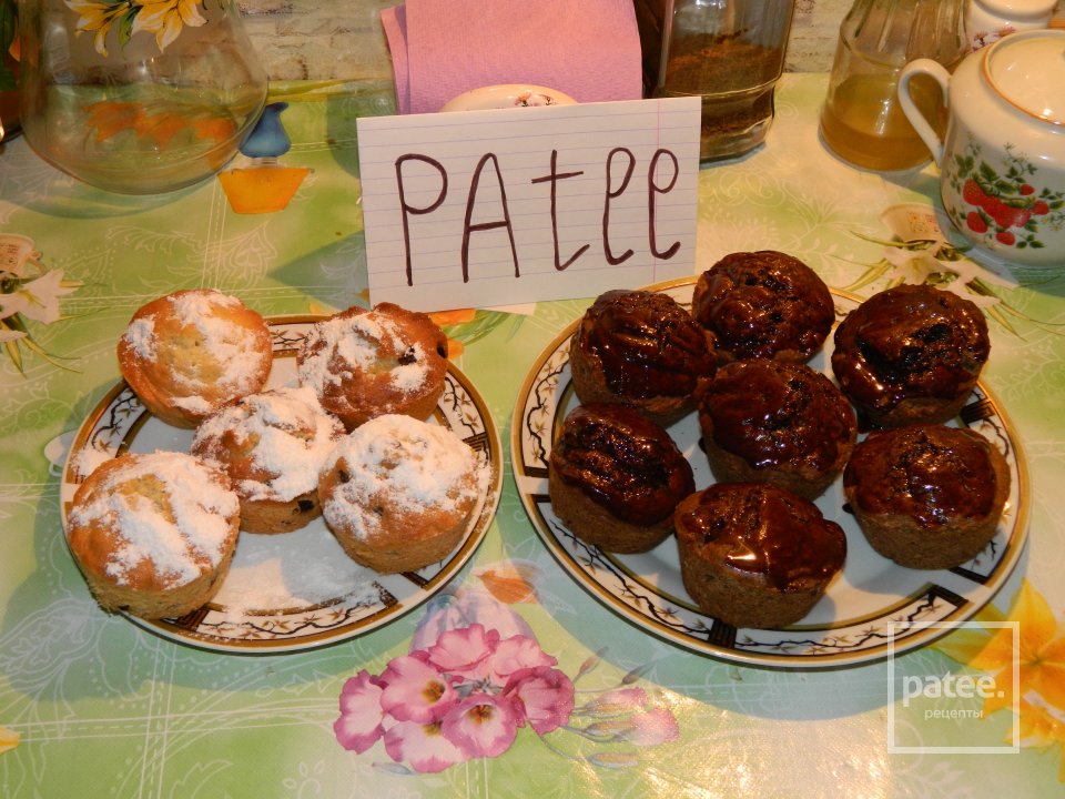 Кексы "плюс к минусу притягивается" - Шаг 7