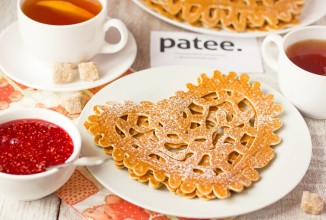 Ажурные блины сердечки