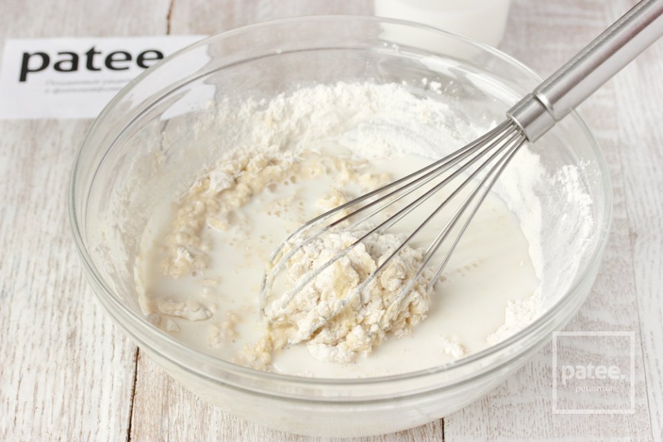 Ажурные блины сердечки - Шаг 6