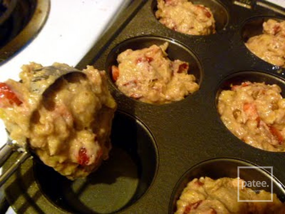 Банановые кексы с клубникой - Шаг 11