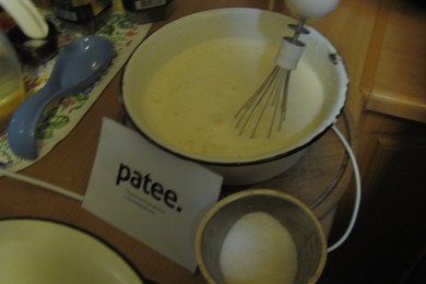 Влюбленный бисквит - приготовление