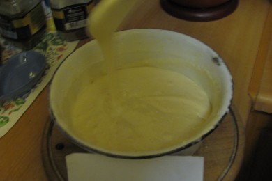 Влюбленный бисквит - приготовление