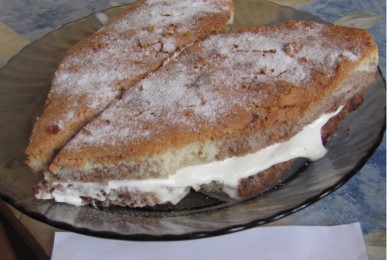 Влюбленный бисквит - приготовление