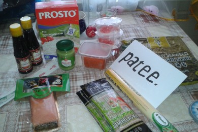 Роллы "Сердце" - приготовление