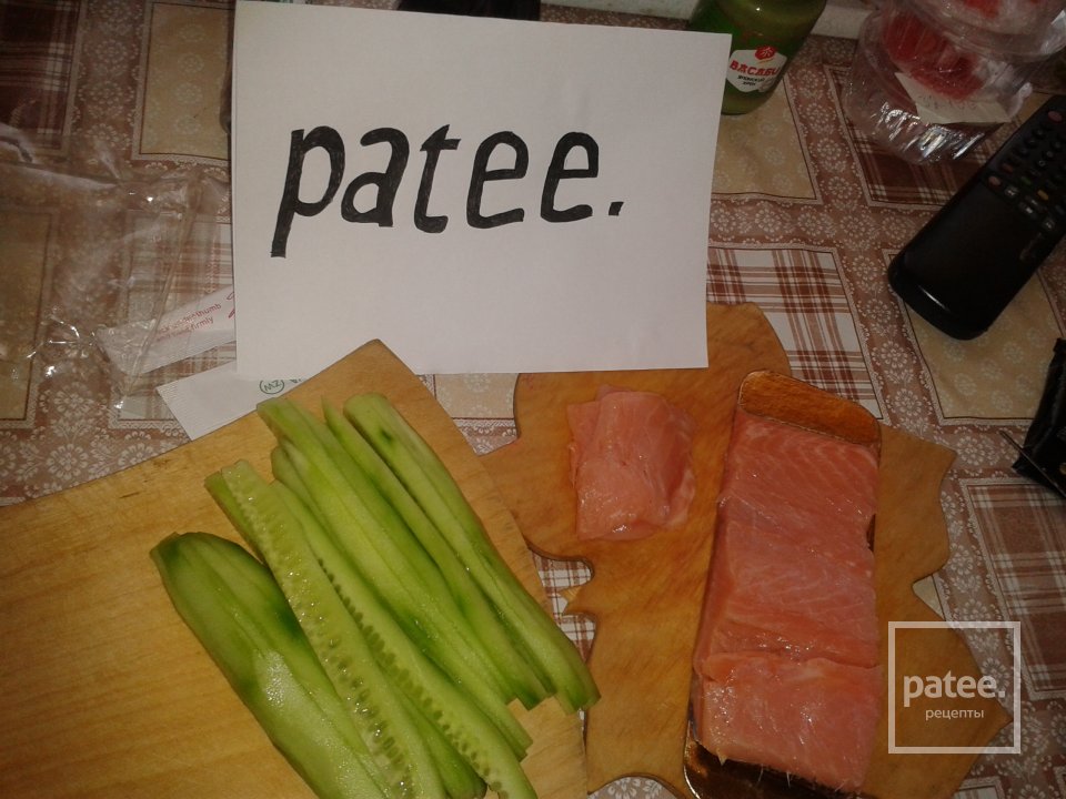 Роллы "Сердце" - Шаг 2