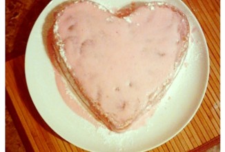 Пирог-Валентинка