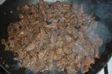 Азу на День Всех Влюбленных - приготовление