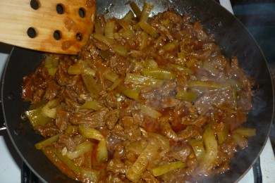 Азу на День Всех Влюбленных - приготовление