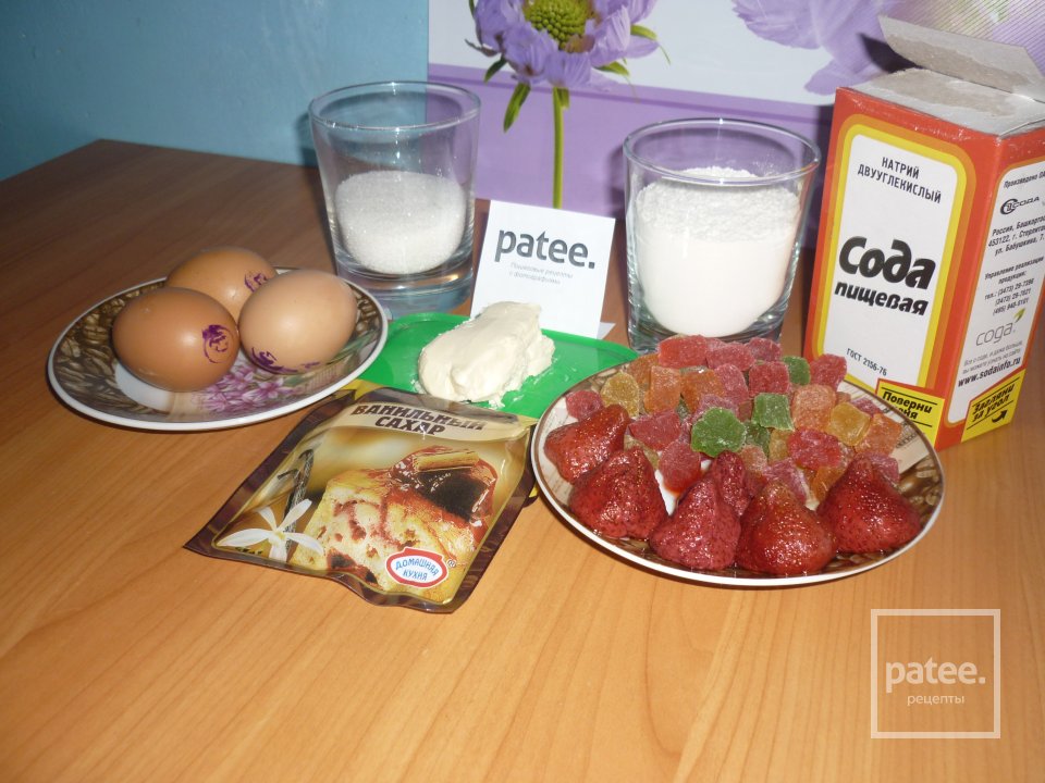 Мини-кексы "Валентинки" - Шаг 1