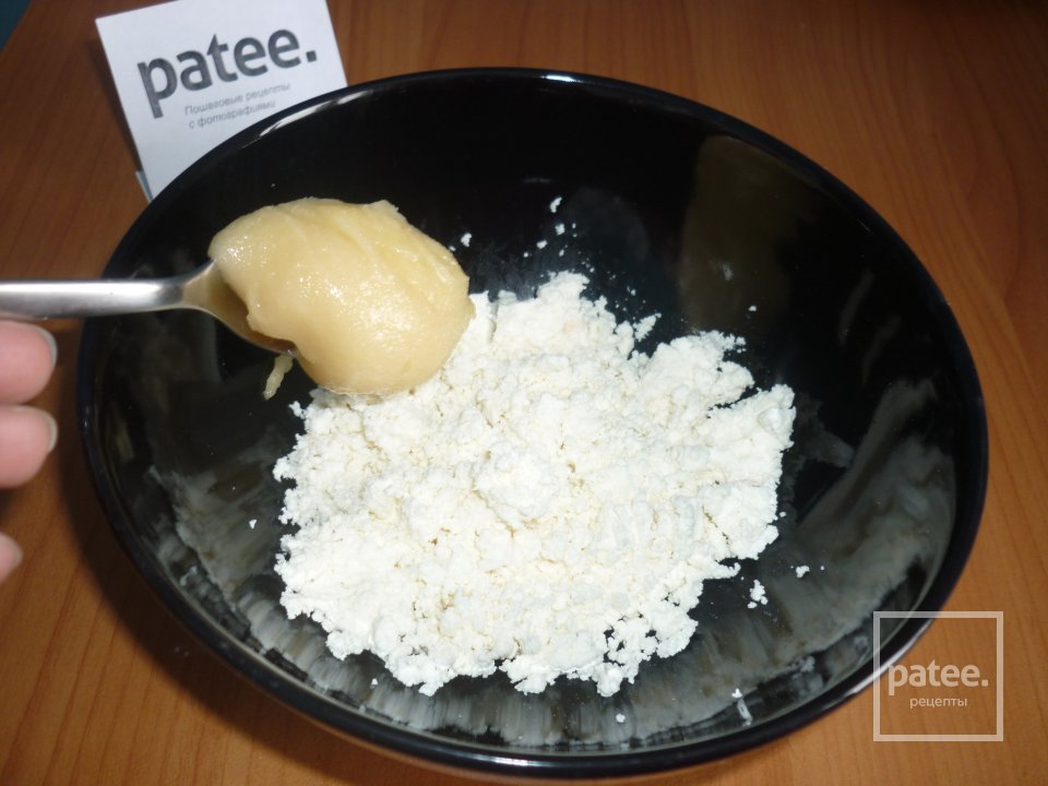 Груши с творожной начинкой и миндалем - Шаг 4