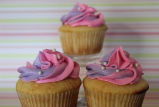 Ванильные кексы с кремом