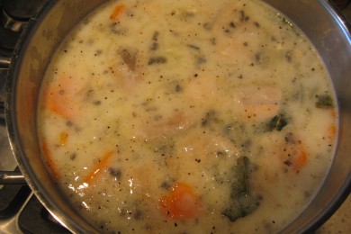 СЕРДЕЧНАЯ ИСТОРИЯ: Суп финский из лосося со сливками - приготовление