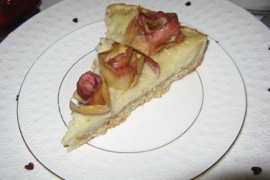 СЕРДЕЧНАЯ ИСТОРИЯ:  Яблочный пирог "Миллион роз" - приготовление