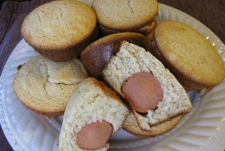 Маффины с сосисками