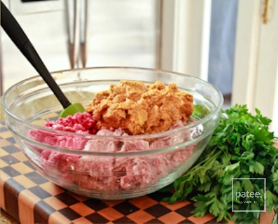 Тыква-спагетти с тефтелями - Шаг 4