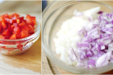 Фаршированные перцы чили - приготовление