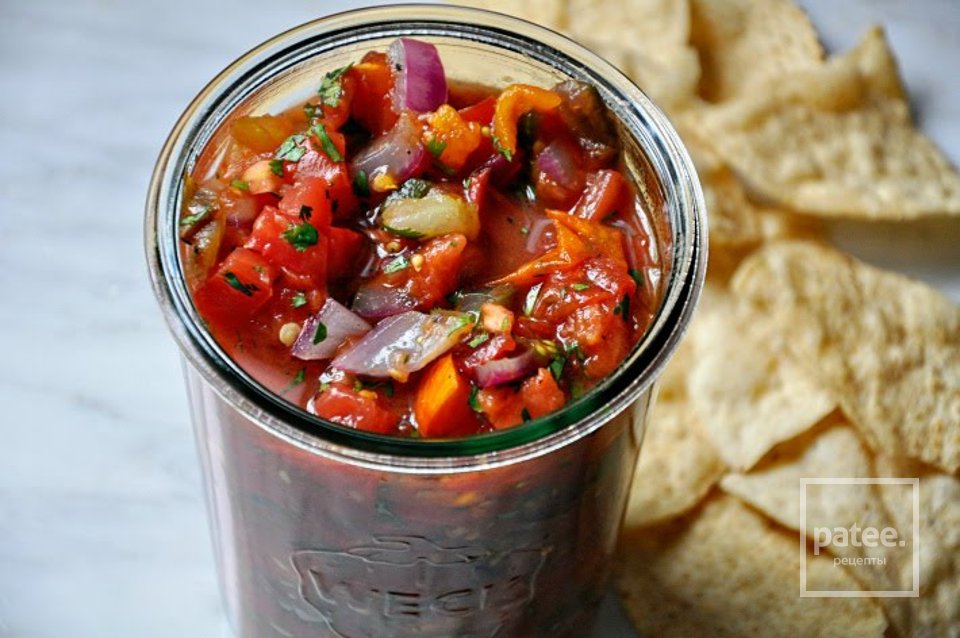 Соус Сальса из сладких томатов - Шаг 8