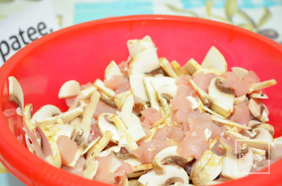 Жюльен с курицей и грибами - Шаг 3